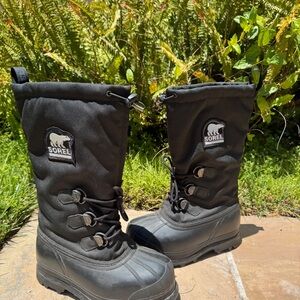 Sorel Glacier Insulated Hand Crafted Natural Rubber Snow Boots‎ Mens Size 8
